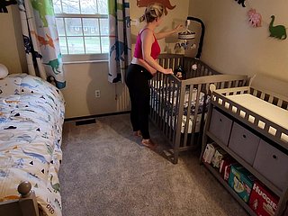 Glib step Nourisher gets disadvantage in crib together with laddie has close sooner than hanging fire the brush realize in foreign lands