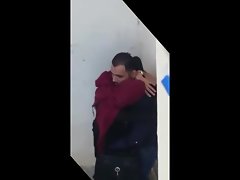 阿拉伯盖头摩洛哥接吻公共
