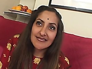 X indian milf alongside big unassuming breast coupled with big more refill trine