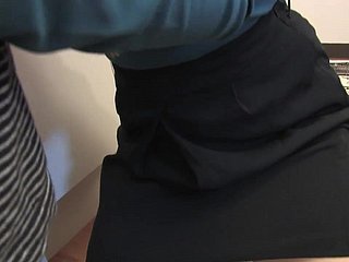 Brunette just about a collar gets her clit teased just about toys